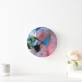 Flamingo and Beach Ronde Klok (Huis)