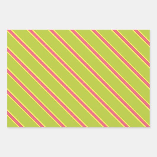 Flamingo and Fruit Wrapping Paper Sheet Set (Voorkant 3)