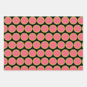 Flamingo and Fruit Wrapping Paper Sheet Set (Voorkant 2)