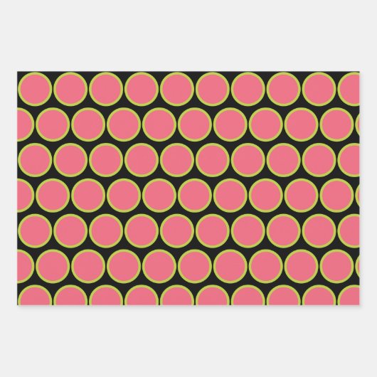 Flamingo and Fruit Wrapping Paper Sheet Set (Voorkant 2)