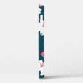 Flamingo and Lilies Tropische  naadloze vlek Case-Mate iPhone Case (Achterkant / Links)