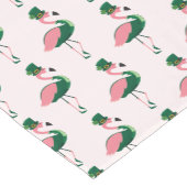 Flamingo Animal Pink St Patrick's Day Korte Tafelloper (Hoek)