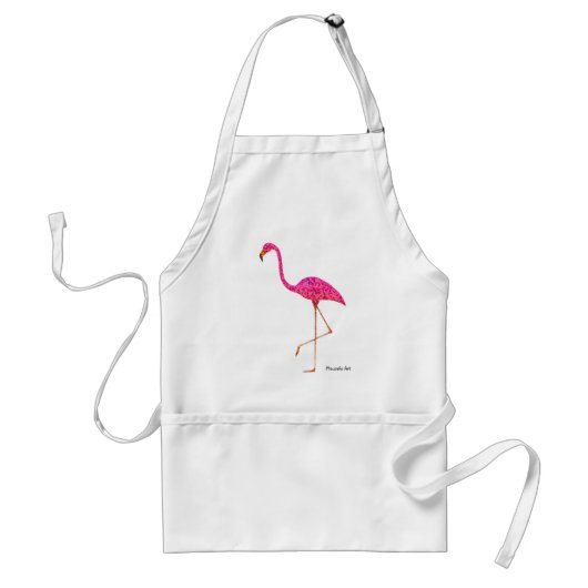Flamingo Apron Standaard Schort (Voorkant)