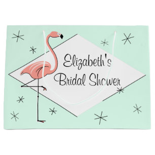Flamingo Aqua diamant Vrijgezellenfeest cadeau gro Large Cadeautasje