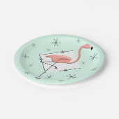 Flamingo Aqua diamantpapier bord (Gekanteld)