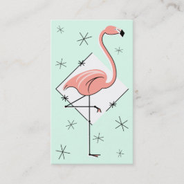 Flamingo Aqua Diamond visitekaartje
