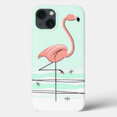 Flamingo Aqua iPad case (Achterkant)