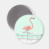 Flamingo Aqua magnet (Voorkant / Achterkant)