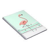 Flamingo Aqua notitieboek (Rechterzijde)