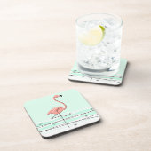 Flamingo Aqua onderzetter plastic (Rechterzijde)