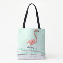 Flamingo Aqua over tas