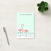 Flamingo Aqua Pair "Text" vertical Post-it® Notes (Kantoor)