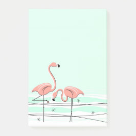 Flamingo Aqua Pair verticaal Post-it® Notes
