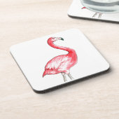 Flamingo Art Bier Onderzetter (Linkerzijde)