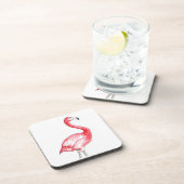 Flamingo Art Bier Onderzetter (Rechterzijde)
