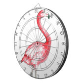 Flamingo Art Dartbord (Voorkant Rechts)