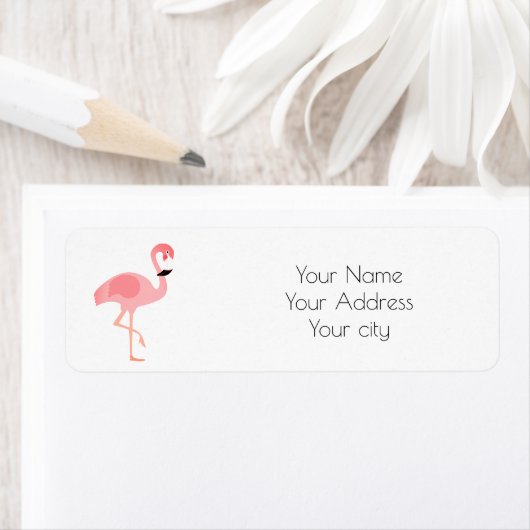 flamingo art etiket (Insitu)