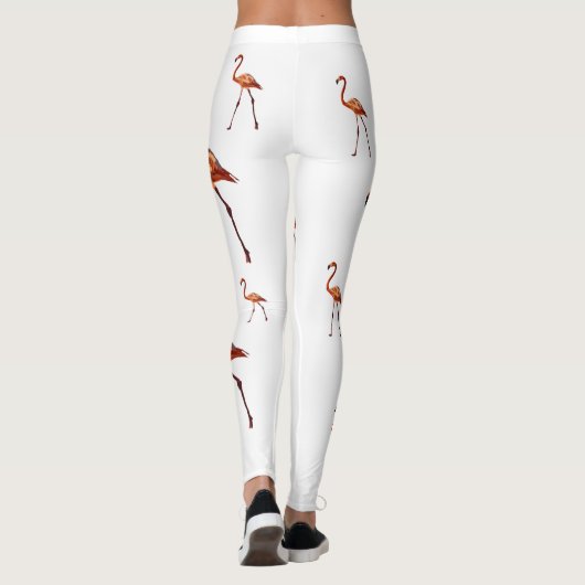 Flamingo Art Leggings (Achterkant)