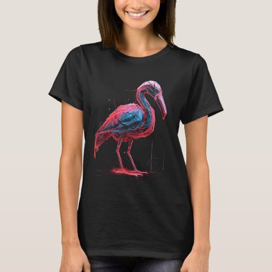 Flamingo artwork  animal  animal flamingo 20 t-shirt (Voorkant)