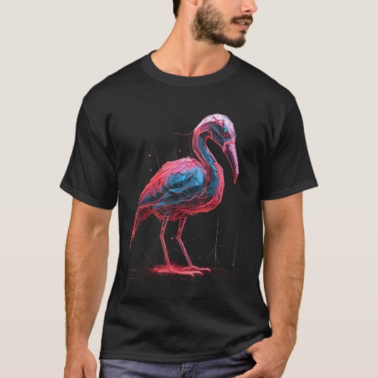 Flamingo artwork  animal  animal flamingo 20 t-shirt (Voorkant)