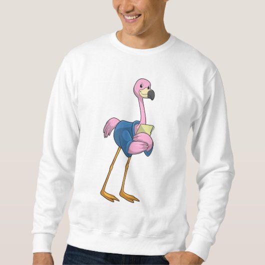 Flamingo as Secretary with Notepad Trui (Voorkant)