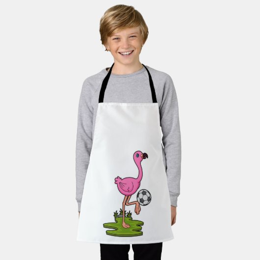 Flamingo as Soccer player with Soccer Schort (Gedragen)