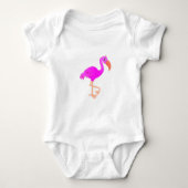 Flamingo Baby Bodysuit (Voorkant)