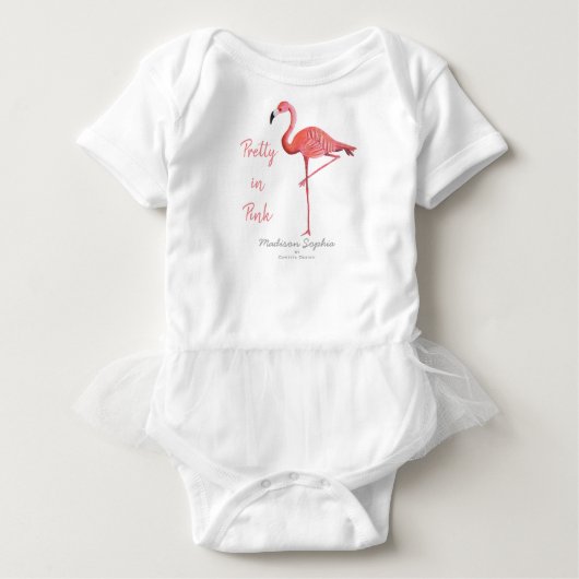 Flamingo | Baby Girl | Bodysuit (Voorkant)
