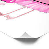 Flamingo Baby Girl Room Print (1 van 4) Foto Afdruk (Hoek)