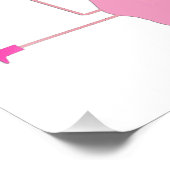 Flamingo Baby Girl Room Print (2 van 4) Foto Afdruk (Hoek)