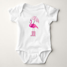 Flamingo - Baby Jersey Bodypakje Romper
