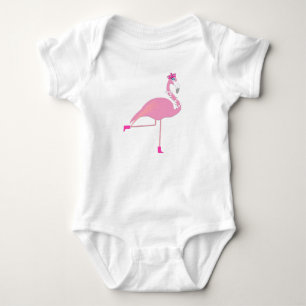 Flamingo - Baby Jersey Bodypakje Romper