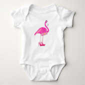 Flamingo - Baby Jersey Bodypakje Romper (Voorkant)