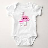 Flamingo - Baby Jersey Bodysuit (Voorkant)