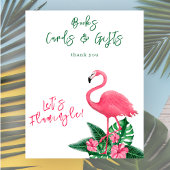 flamingo baby shower Boeken kaarten en geschenken Poster