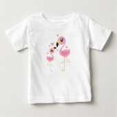 Flamingo Baby shower Cute Tropical (Voorkant)