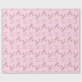 Flamingo Baby shower Cute Tropical Cadeaupapier (Vlak)