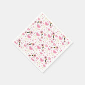 Flamingo Baby shower Cute Tropical Servet (Hoek)