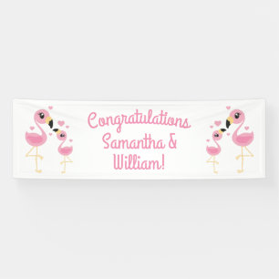 Flamingo Baby shower Cute Tropical Spandoek