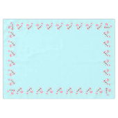 Flamingo Baby shower Cute Tropical Tafelkleed (Voorkant (Horizontaal))