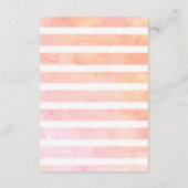 Flamingo Baby shower Diaper Raffle Informatiekaartje (Achterkant)