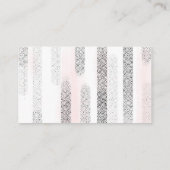 Flamingo Baby shower Diaper Raffle Ticket Informatiekaartje (Achterkant)