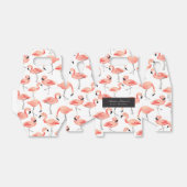 Flamingo Baby shower Favor Boxes Bedankdoosjes (Uitgevouwen)