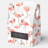 Flamingo Baby shower Favor Boxes Bedankdoosjes (Geopend)