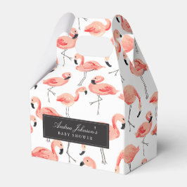 Flamingo Baby shower Favor Boxes Bedankdoosjes