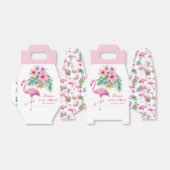 Flamingo Baby shower Favoriet Box – Tropisch Roze Bedankdoosjes (Uitgevouwen)