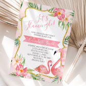 Flamingo Baby Shower Kaart