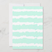 Flamingo baby shower meisje, Let's Flamingle roze Kaart (Achterkant)