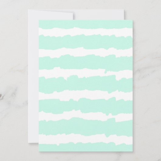 Flamingo baby shower meisje, Let's Flamingle roze Kaart (Achterkant)