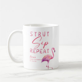 Flamingo Baby shower Mok – Strut Sip Herhaal